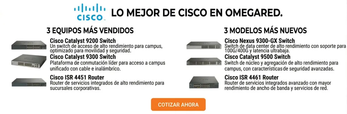 Lo mejor de Cisco en Omegared